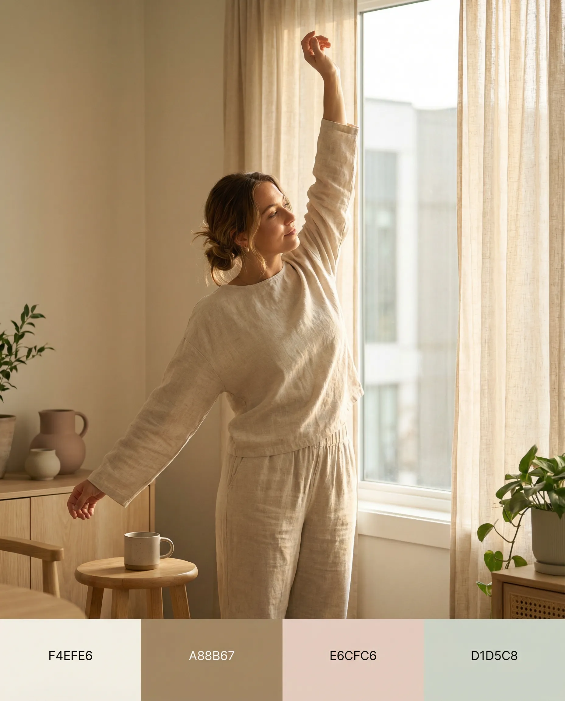 Gym-girl outfit and wellness routine visual
